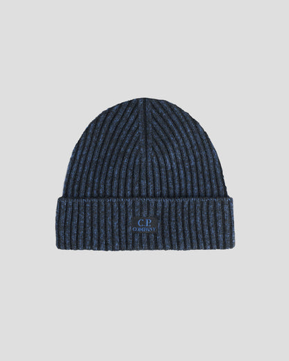 Fleece Knit Beanie Riviera - Blue