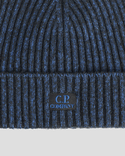 Fleece Knit Beanie Riviera - Blue