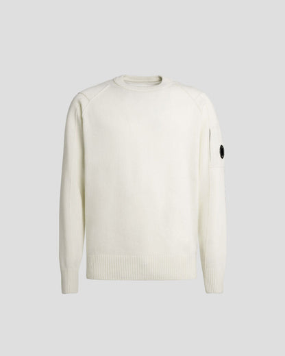 Lambswool Jumper Gauze White