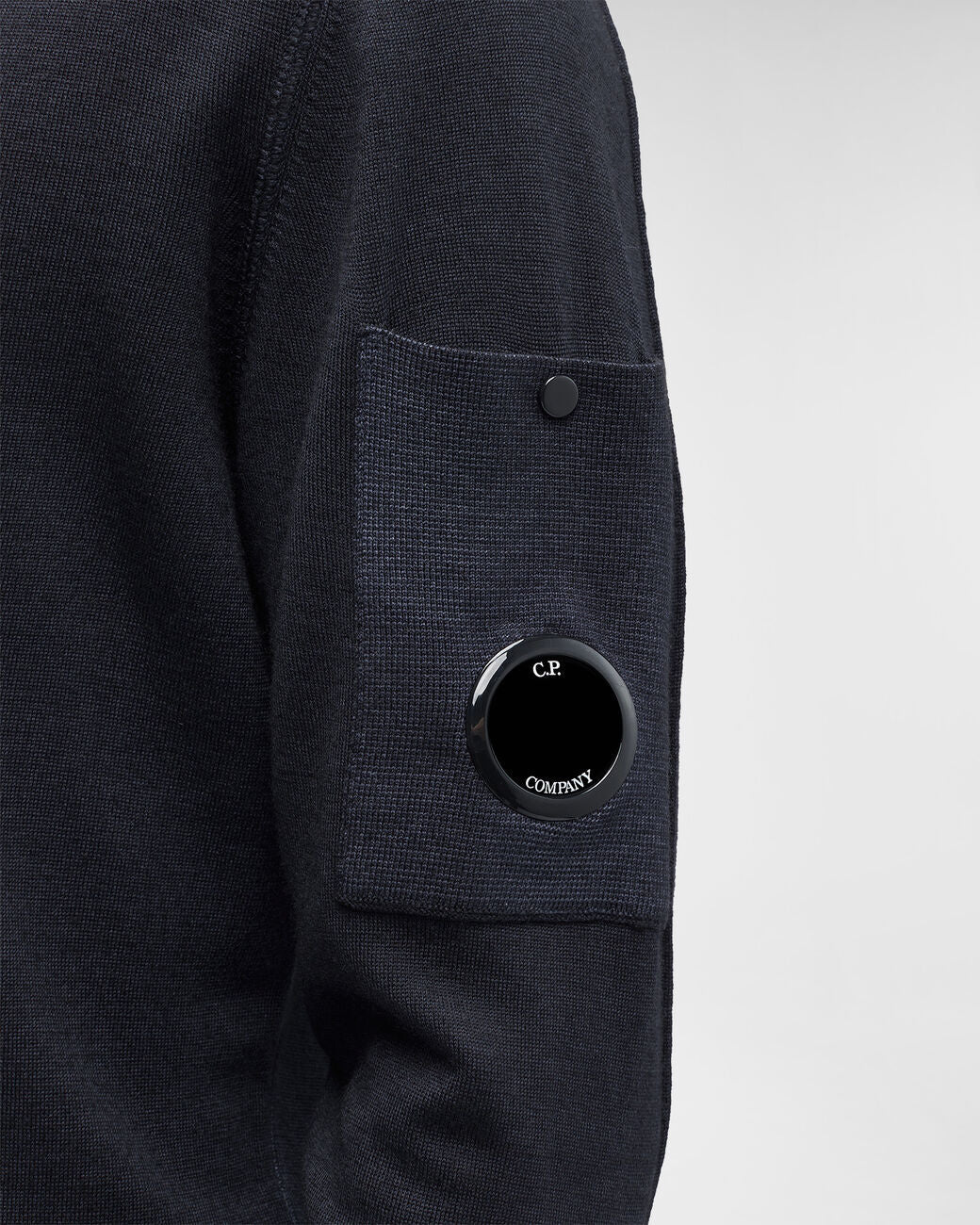 Merino Wool Plain Jumper Total Eclipse