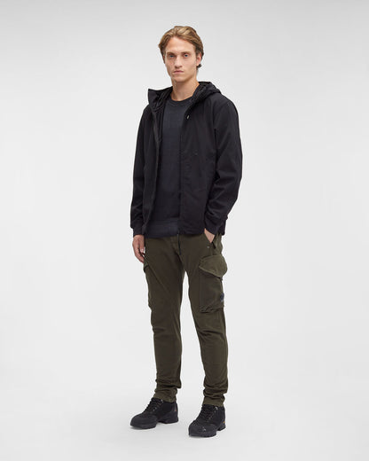 Merino Wool Plain Jumper Black