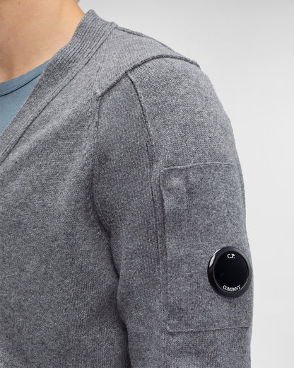 Lambswool Cardigan Tarmac Gray
