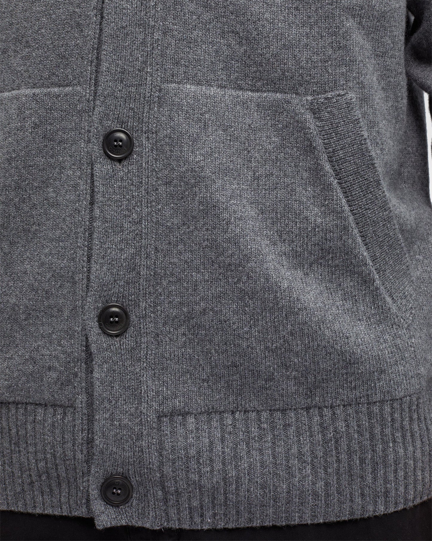 Lambswool Cardigan Tarmac Gray