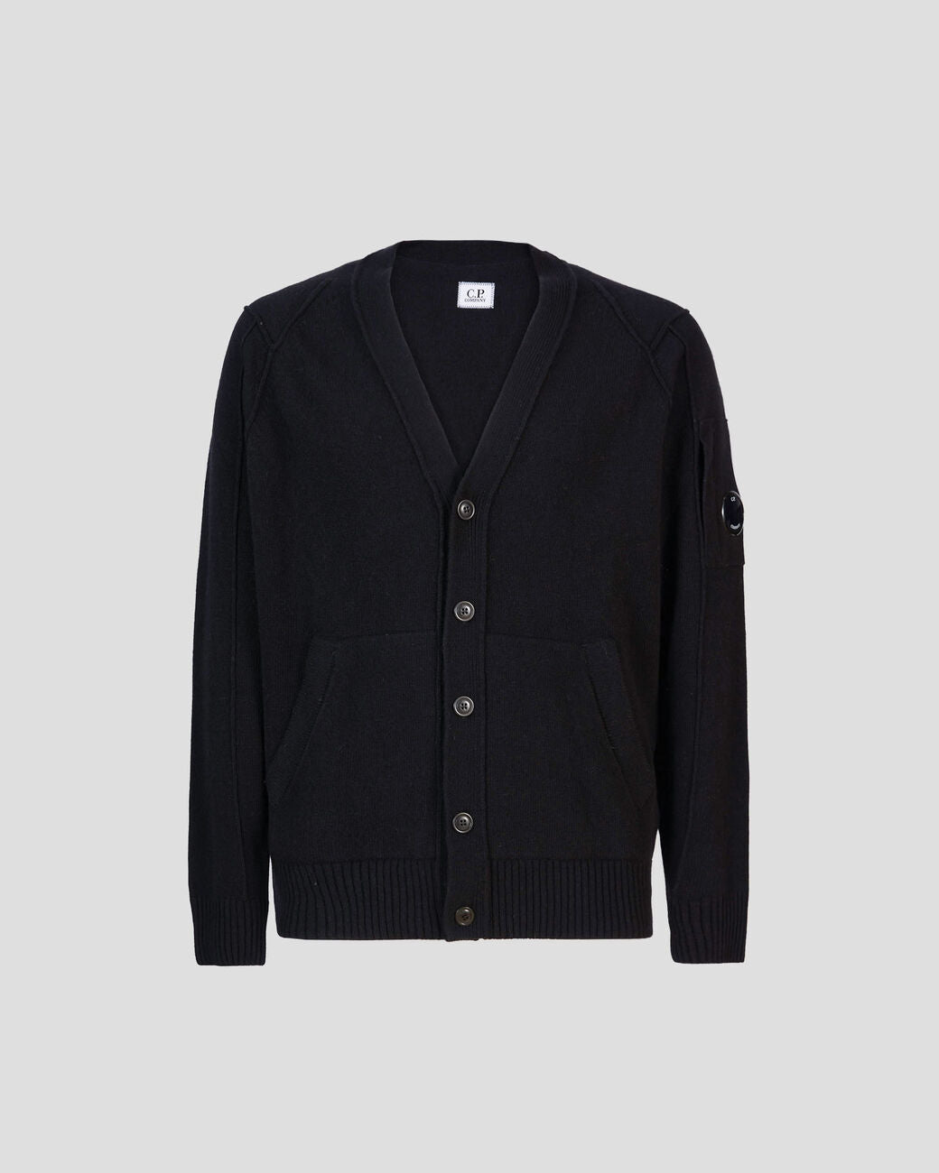 Lambswool Cardigan Black