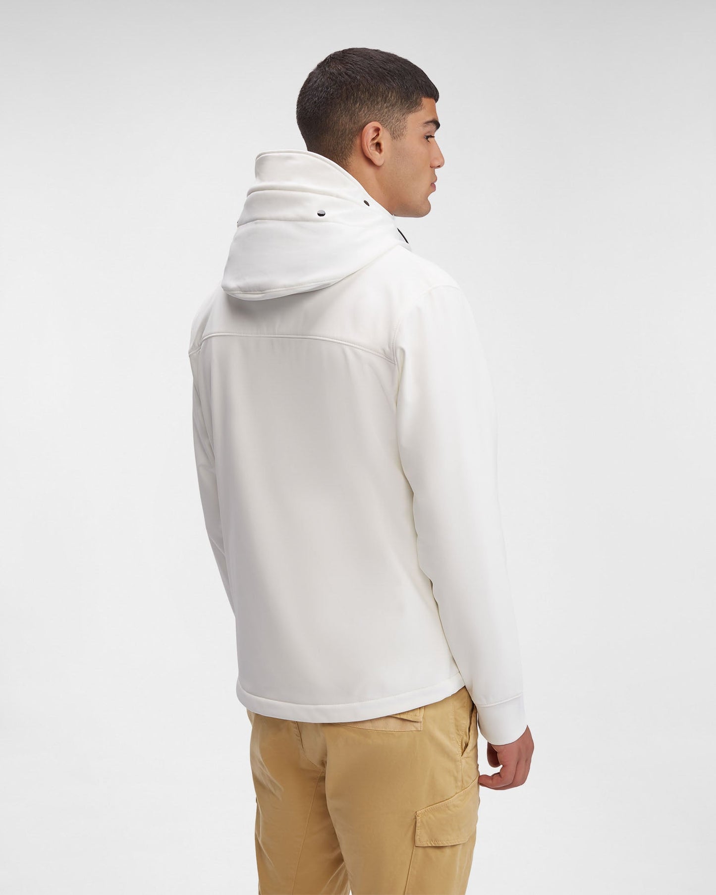C.P. Shell-R Goggle Jacket Gauze White