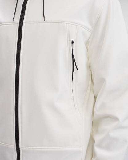 C.P. Shell-R Goggle Jacket Gauze White