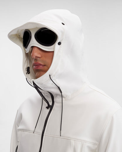 C.P. Shell-R Goggle Jacket Gauze White