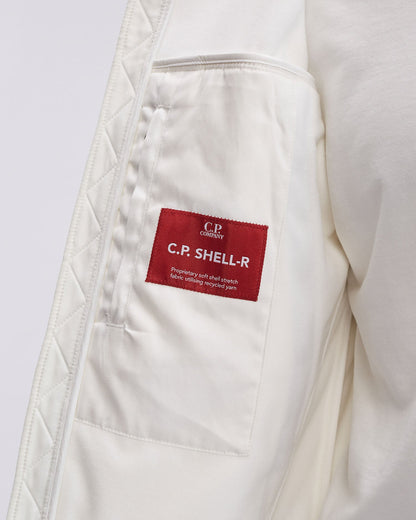 C.P. Shell-R Goggle Jacket Gauze White