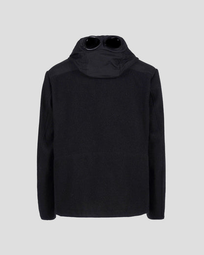 C.P. Duffel Mixed Goggle Jacket Black