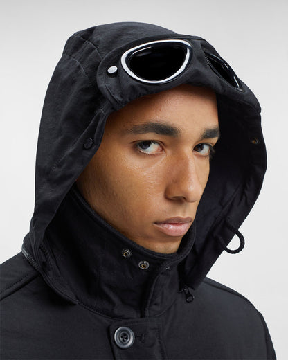 C.P. Duffel Mixed Goggle Jacket Black