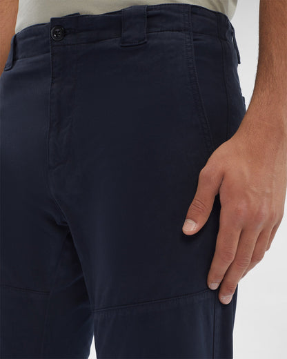 Stretch Sateen Regular Pants Total Eclipse