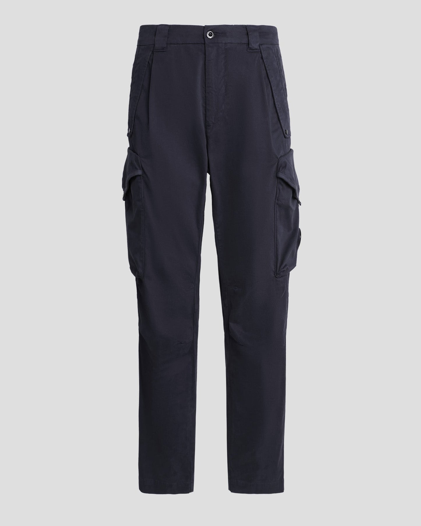 Stretch Sateen Pants Loose Fit Total Eclipse