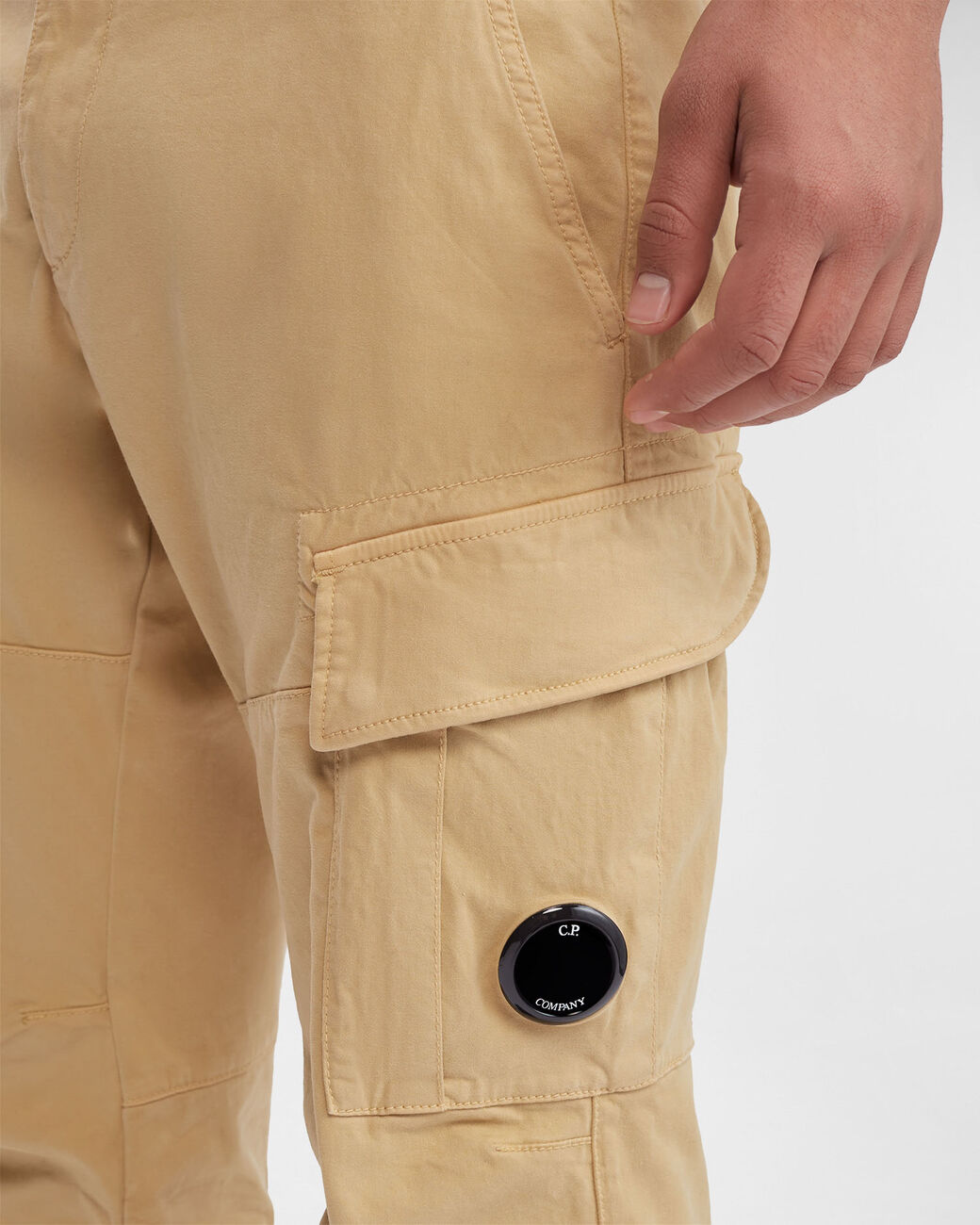 Stretch Sateen Cargo Pants Ergonomic Fit Mojave Desert