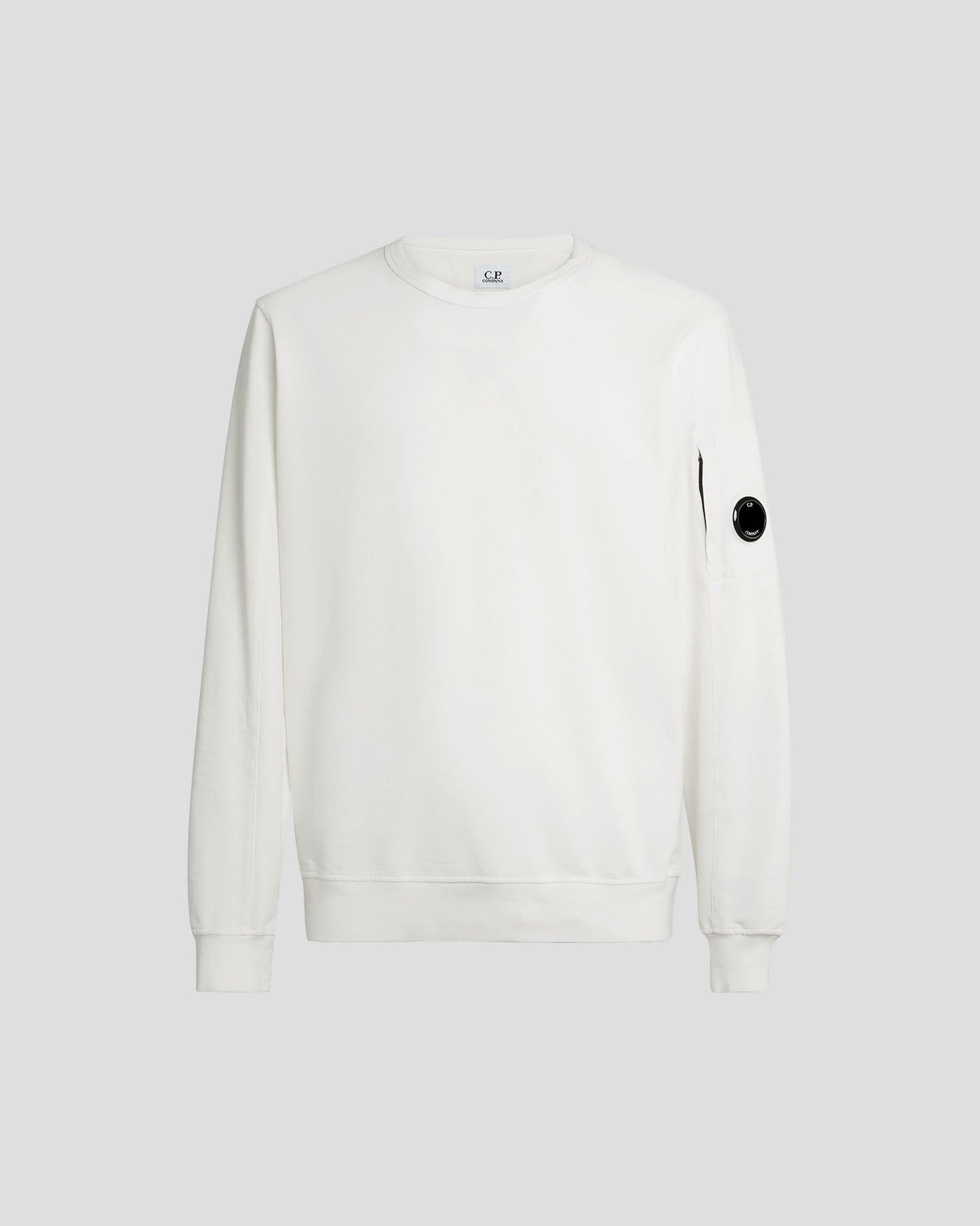 Light Fleece Sweatshirt Gauze White