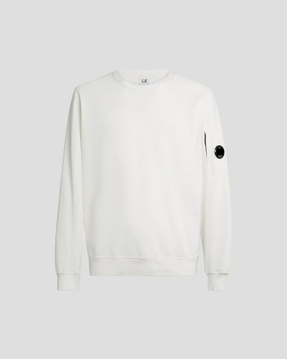 Light Fleece Sweatshirt Gauze White