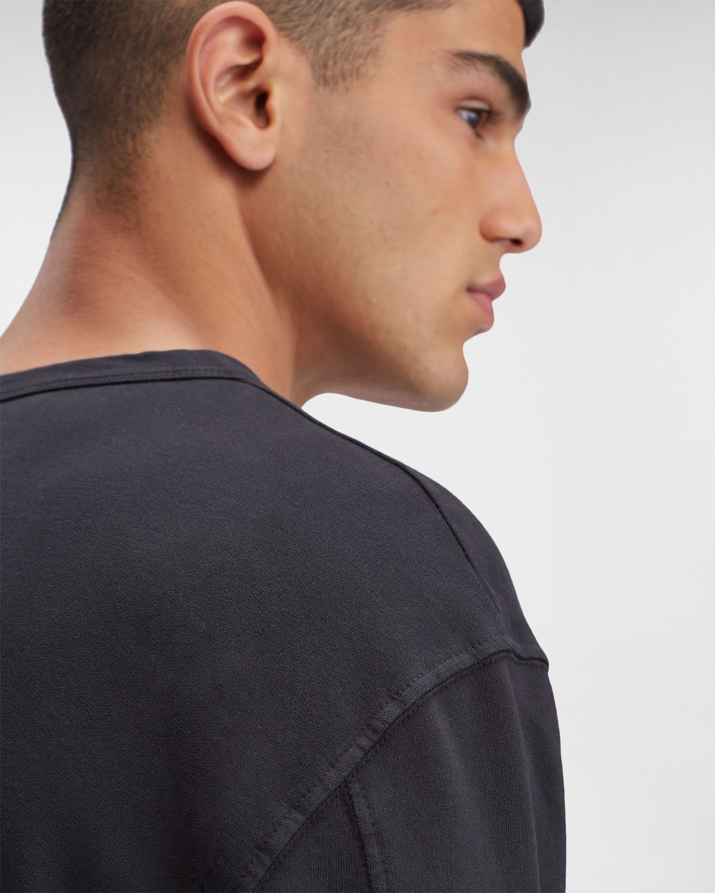 Light Fleece Sweatshirt Black