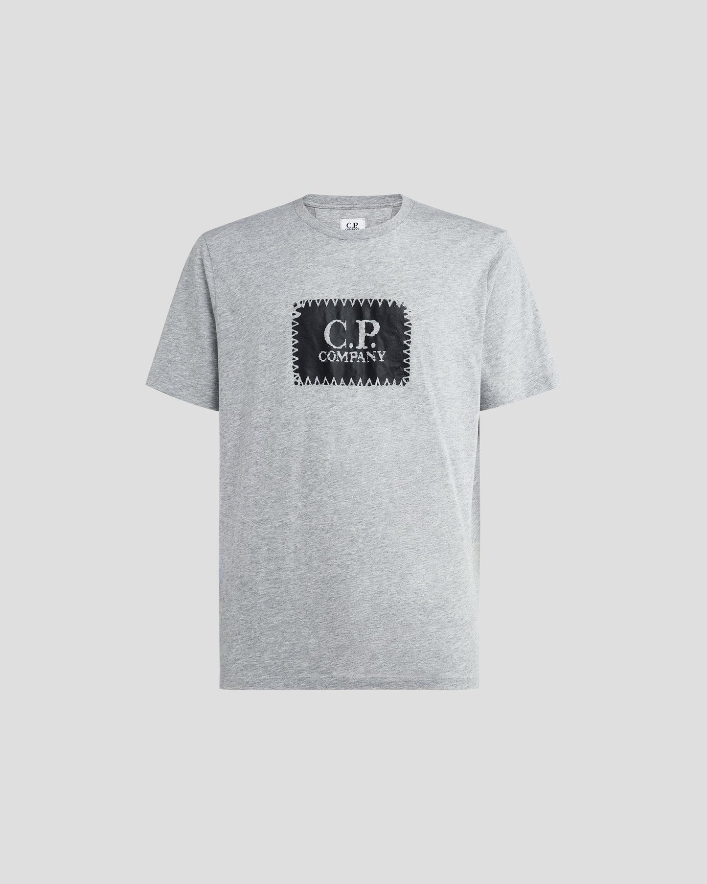 30/1 Jersey Label T-shirt Grey Melange