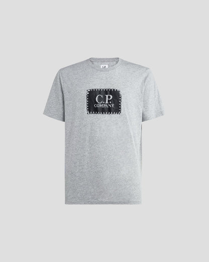30/1 Jersey Label T-shirt Grey Melange