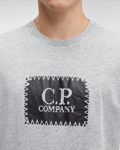 30/1 Jersey Label T-shirt Grey Melange