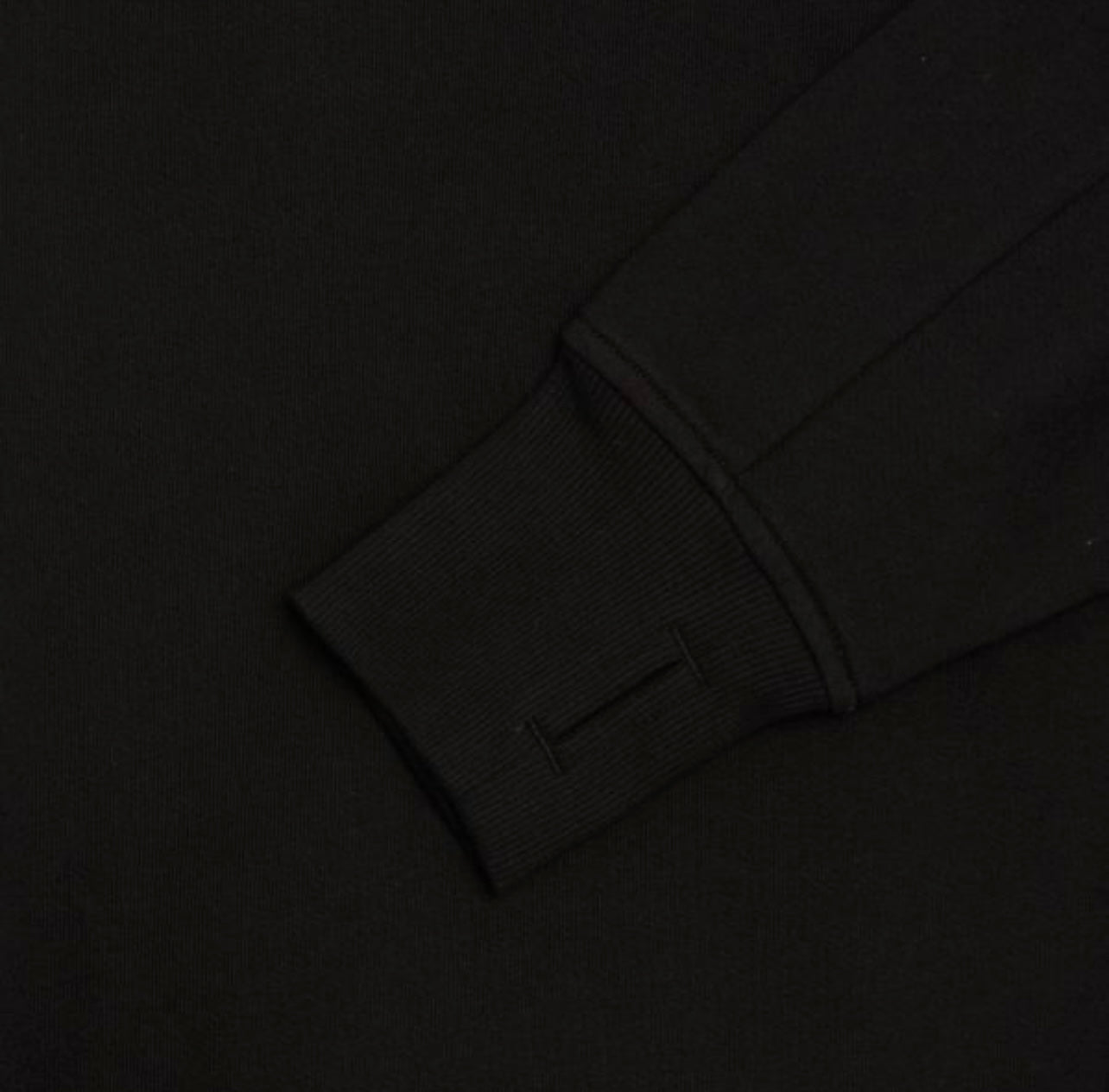 Cp Company 16Cm Diagonal Raised Quarter Zip Lens Sweatshirt In Black