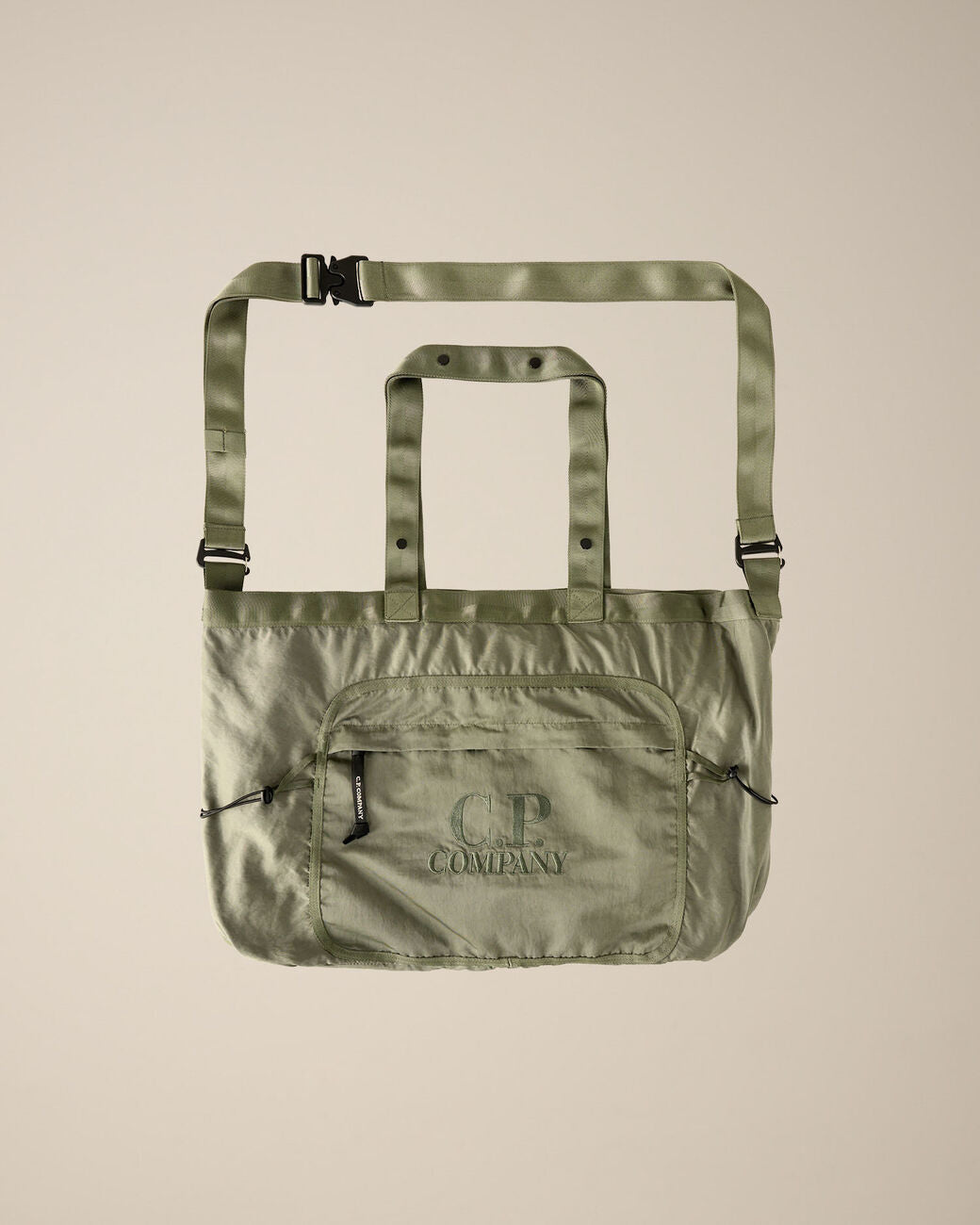 Nylon B Crossbody Messenger Bag Agave Green