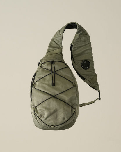 Nylon B Crossbody Rucksack Agave Green