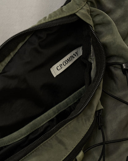 Nylon B Crossbody Rucksack Agave Green