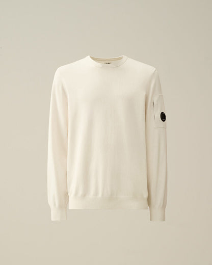 Men's Cotton Crepe Jumper Gauze White