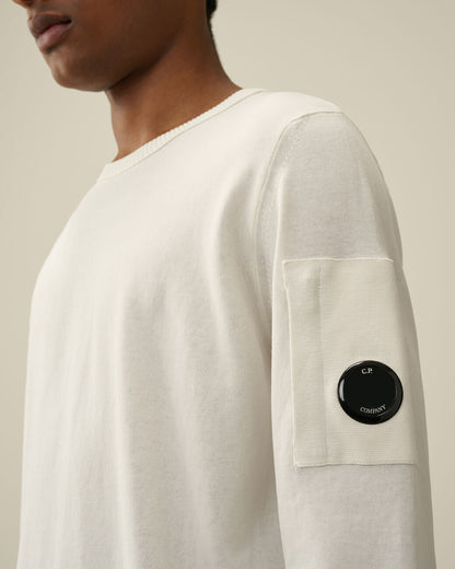 Men's Cotton Crepe Jumper Gauze White