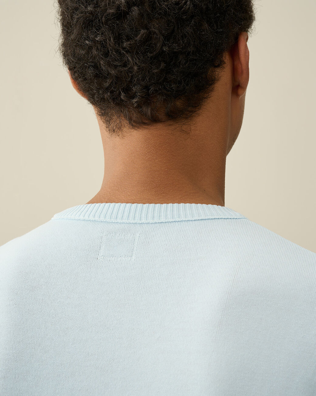 Men's Cotton Crepe Jumper Starlight Blue