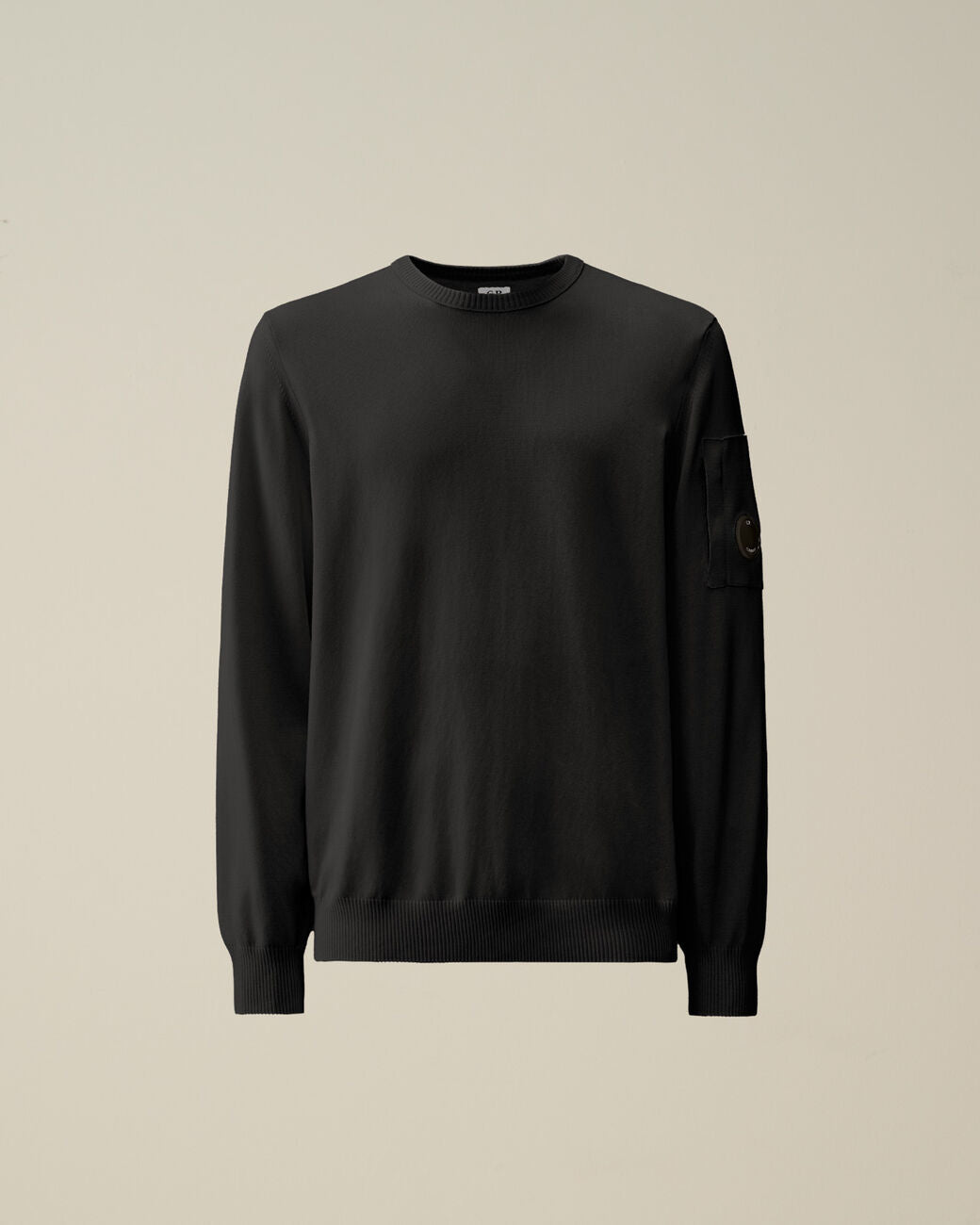 Men's Cotton Crepe Jumper Black