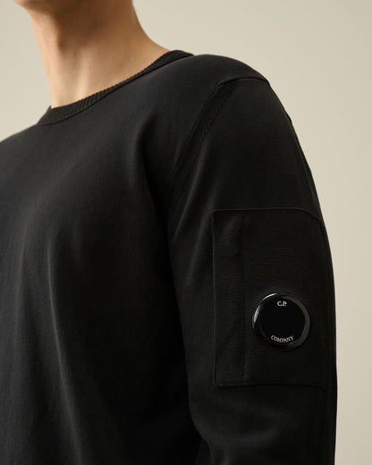 Men's Cotton Crepe Jumper Black