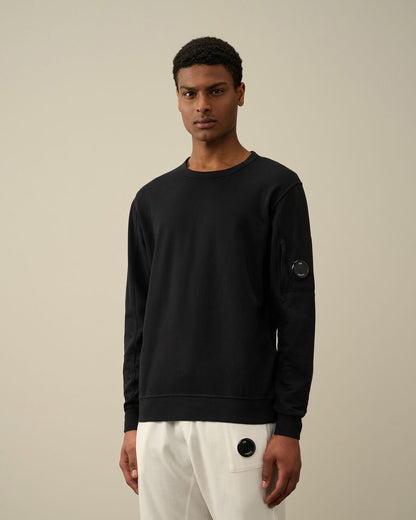 C.P. Company Light Fleece Sweatshirt Black
