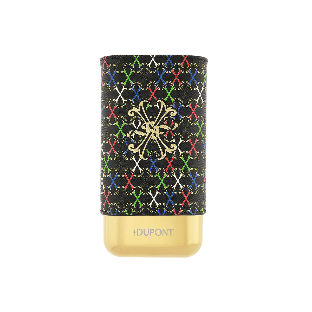 S.T. Dupont Multicolour Leather 3 Cigar Case/Étui 183460