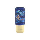 Load image into Gallery viewer, S.T. DUPONT 2 Cigar Case Golden Koi Fish Blue 183497