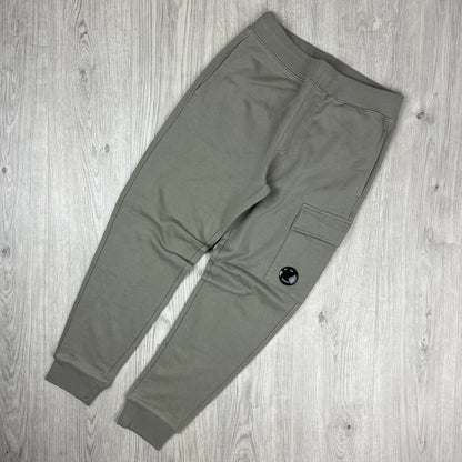 CP Company Raised Fleece Sweatpants - Fallen Rock