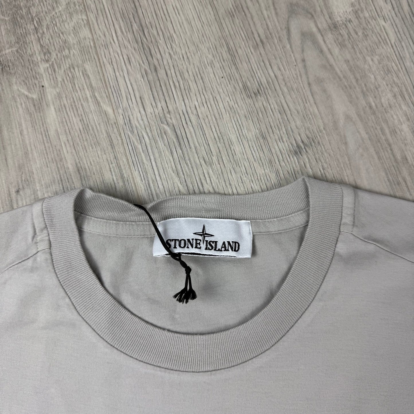 Stone Island Patch T-Shirt - Pearl Grey
