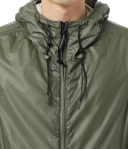 Cp Company Cs II Lens Hooded Jacket In Agave Green