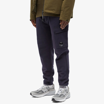 Cp Company 017A Diagonal Raised Lens Joggers In Navy