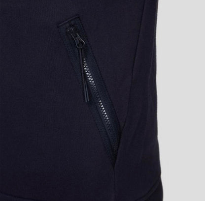 Cp Company Goggle Full Zip Hoodie In Navy