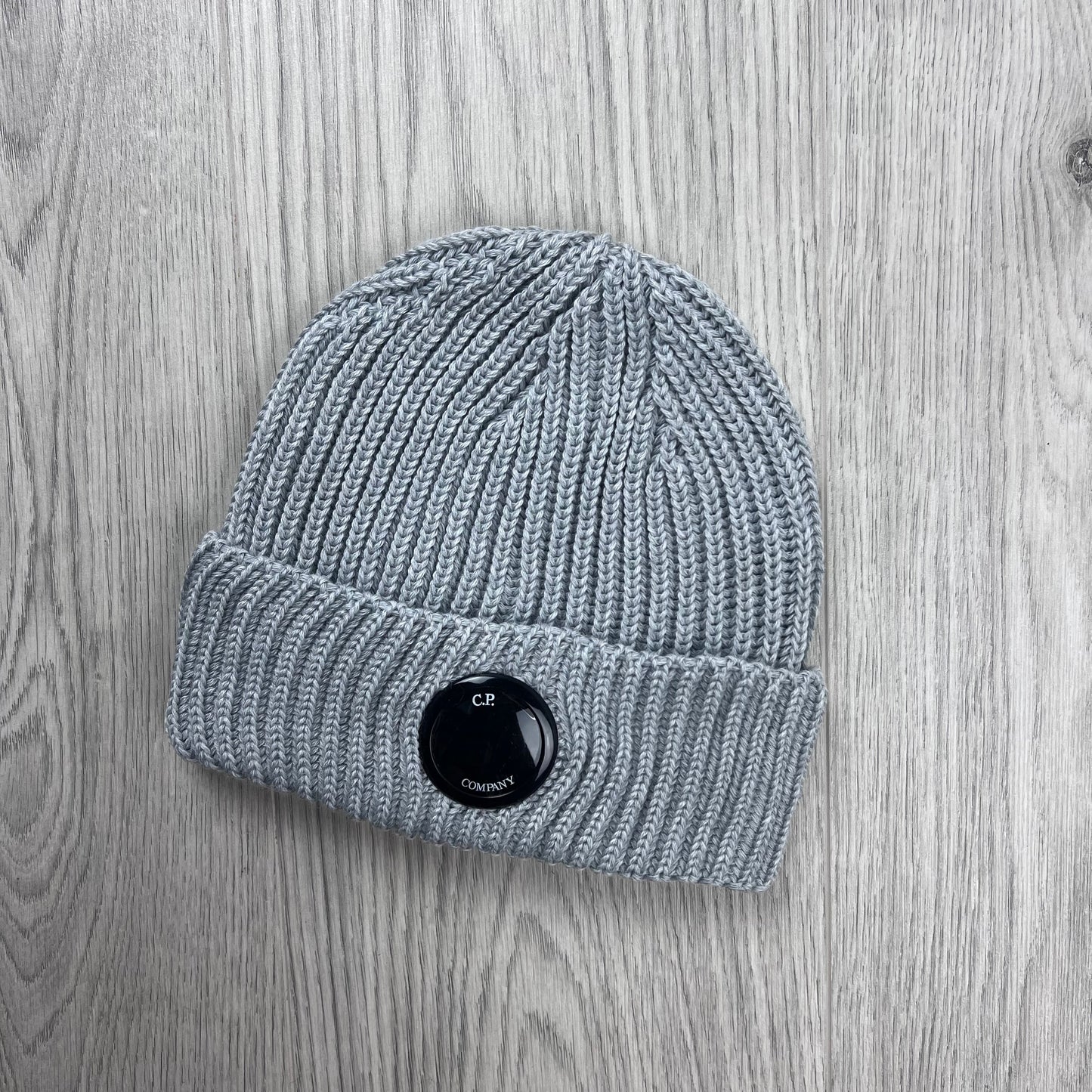 CP Company Lens Beanie - Moon Melange