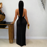 Load image into Gallery viewer, Veline maxi dress (Black)