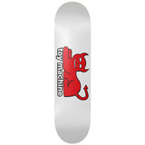 Load image into Gallery viewer, Toy Machine Skateboard Deck Devil Cat White 8.75" x 32.75"