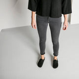 Load image into Gallery viewer, Unisex Boston Shearling Suede Leather Black Regular/Wide