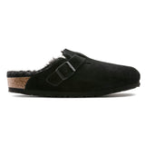 Load image into Gallery viewer, Unisex Boston Shearling Suede Leather Black Medium/Narrow