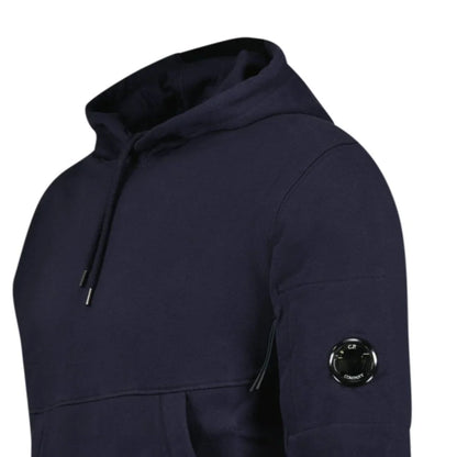 Cp Company 024A Diagonal Raised Overhead Hoodie In Navy