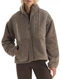 Load image into Gallery viewer, The North Face - Women's Cabin Fleece Full Zip - Mocha Brown
