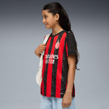 Load image into Gallery viewer, Puma AC Milan '25/'26 Home Replica Big Kids' Soccer Jersey