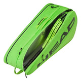 Load image into Gallery viewer, Head Tour M Tennis Racquets Bag 6 Pack Sharp Green