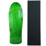 Load image into Gallery viewer, Moose Old School Deck 10" x 30" Stained Green with Griptape